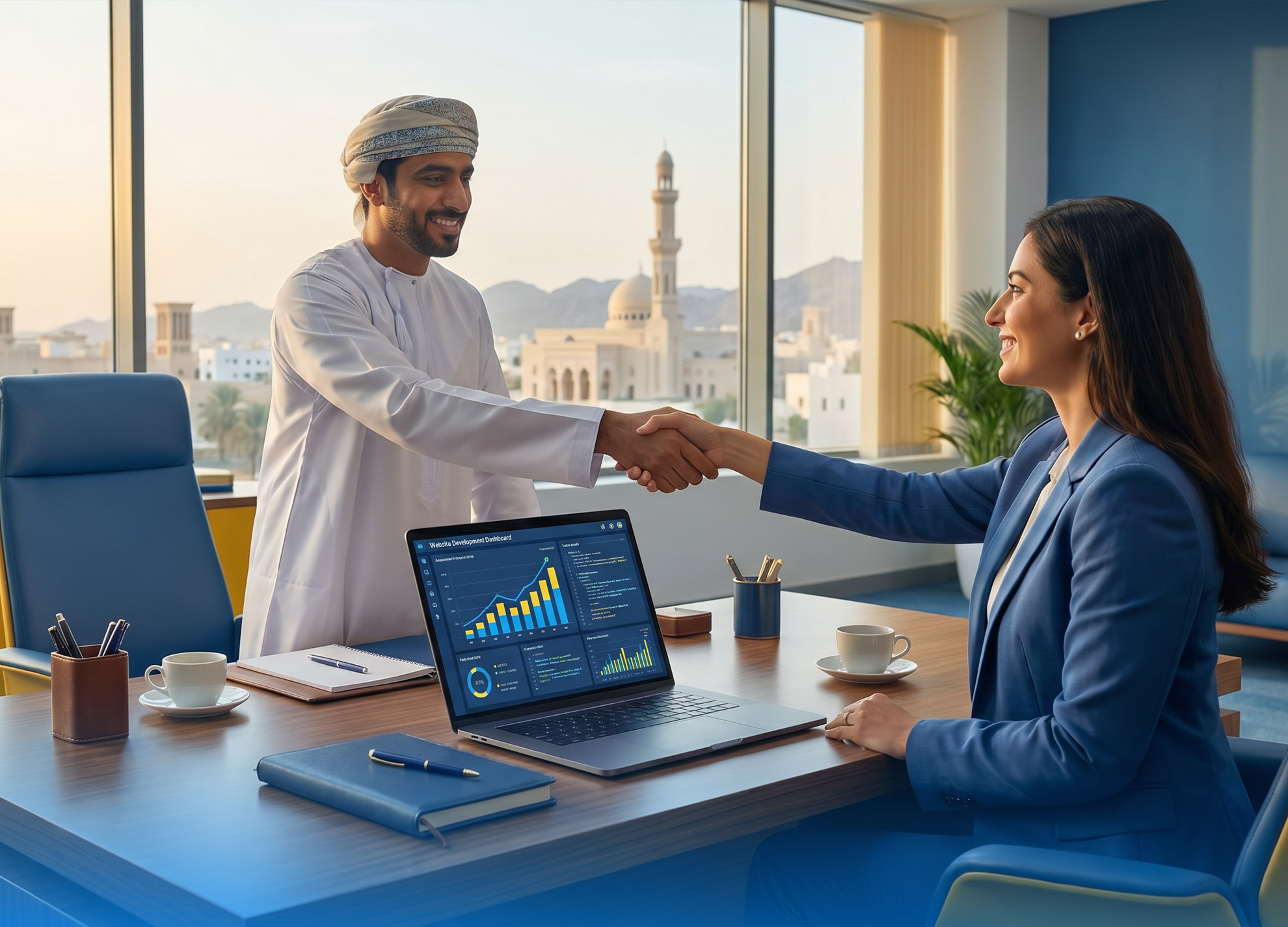 (العربية) شركة تصميم مواقع في مسقط: كيف تختار شريكاً تقنياً ينمو مع مشروعك