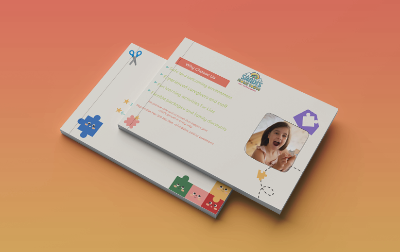 Saadi’s Home Town Nursery Profile Design