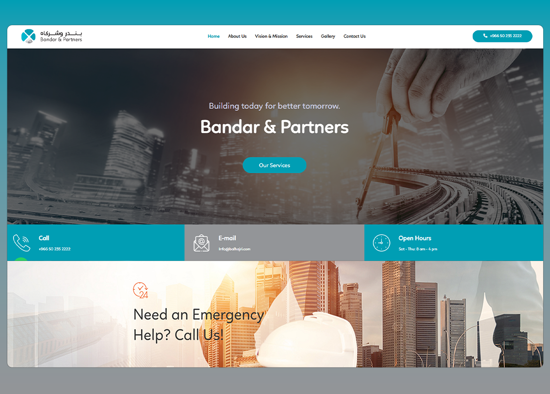 Bandar & Partners Company Website