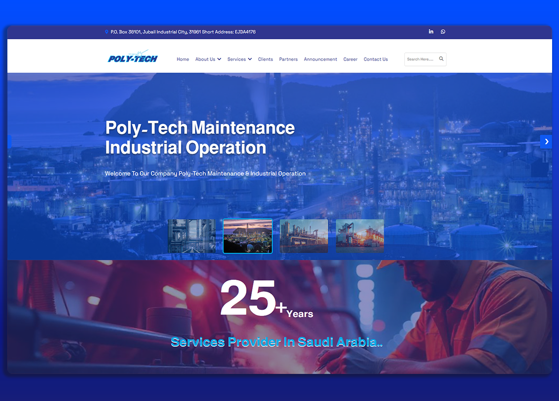 Poly-Tech Company website
