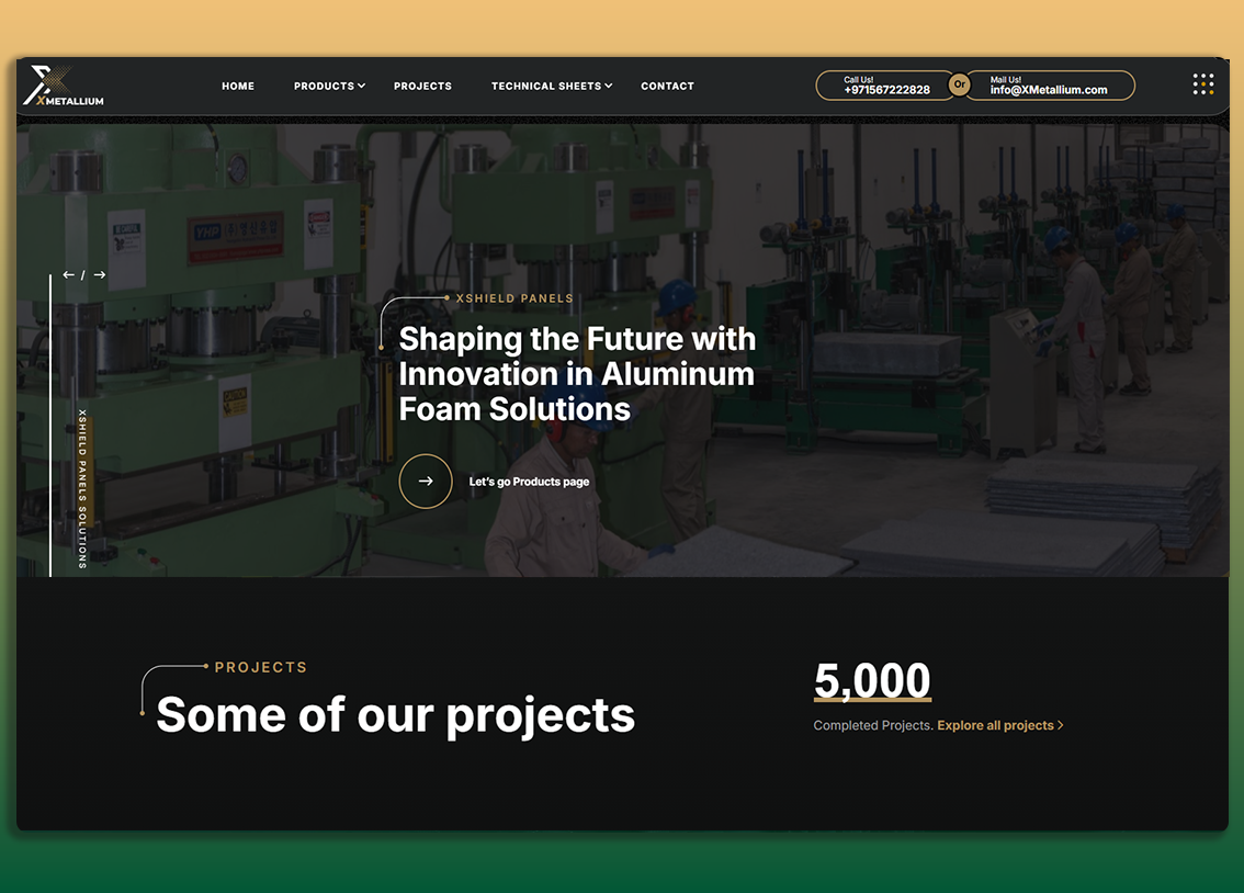 xmetallium Company Website