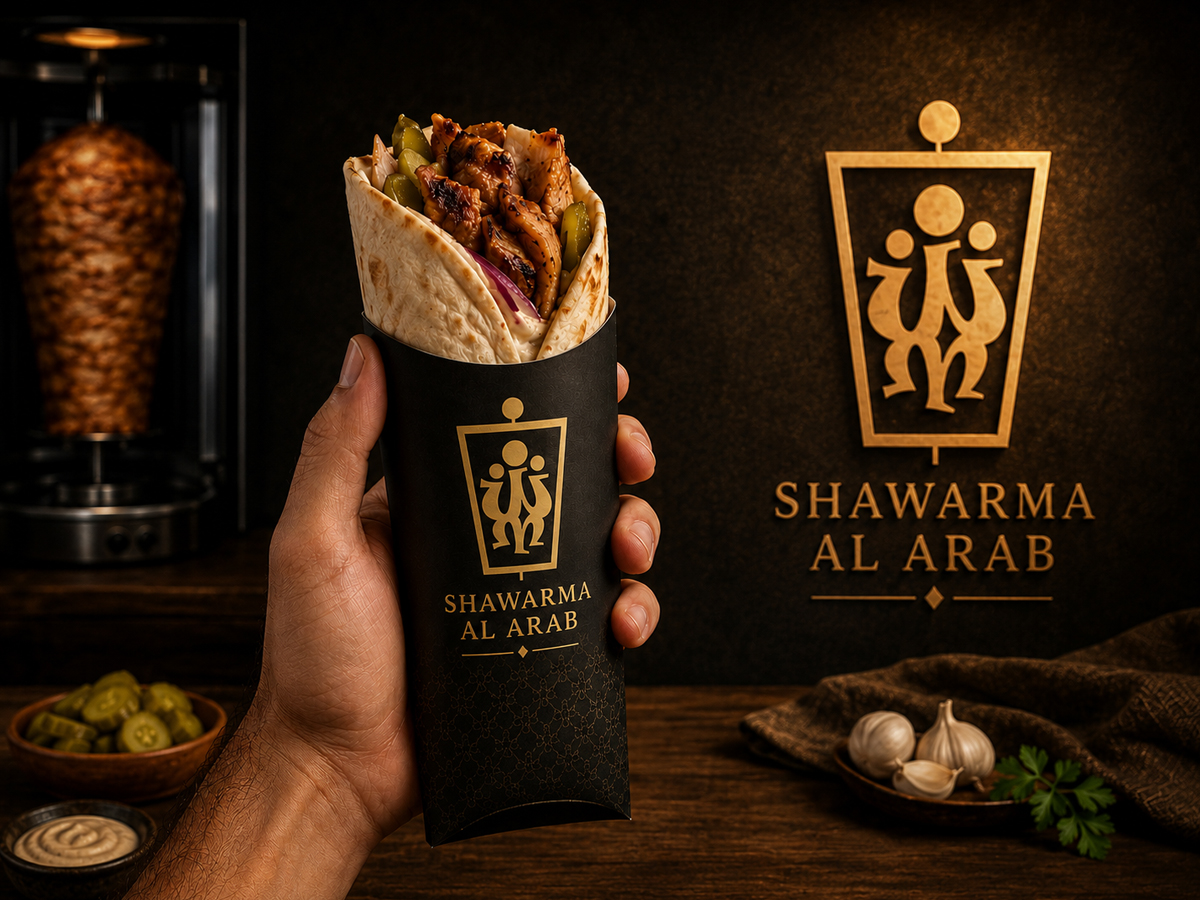 Designing the identity of Al Arab Shawarma Restaurant