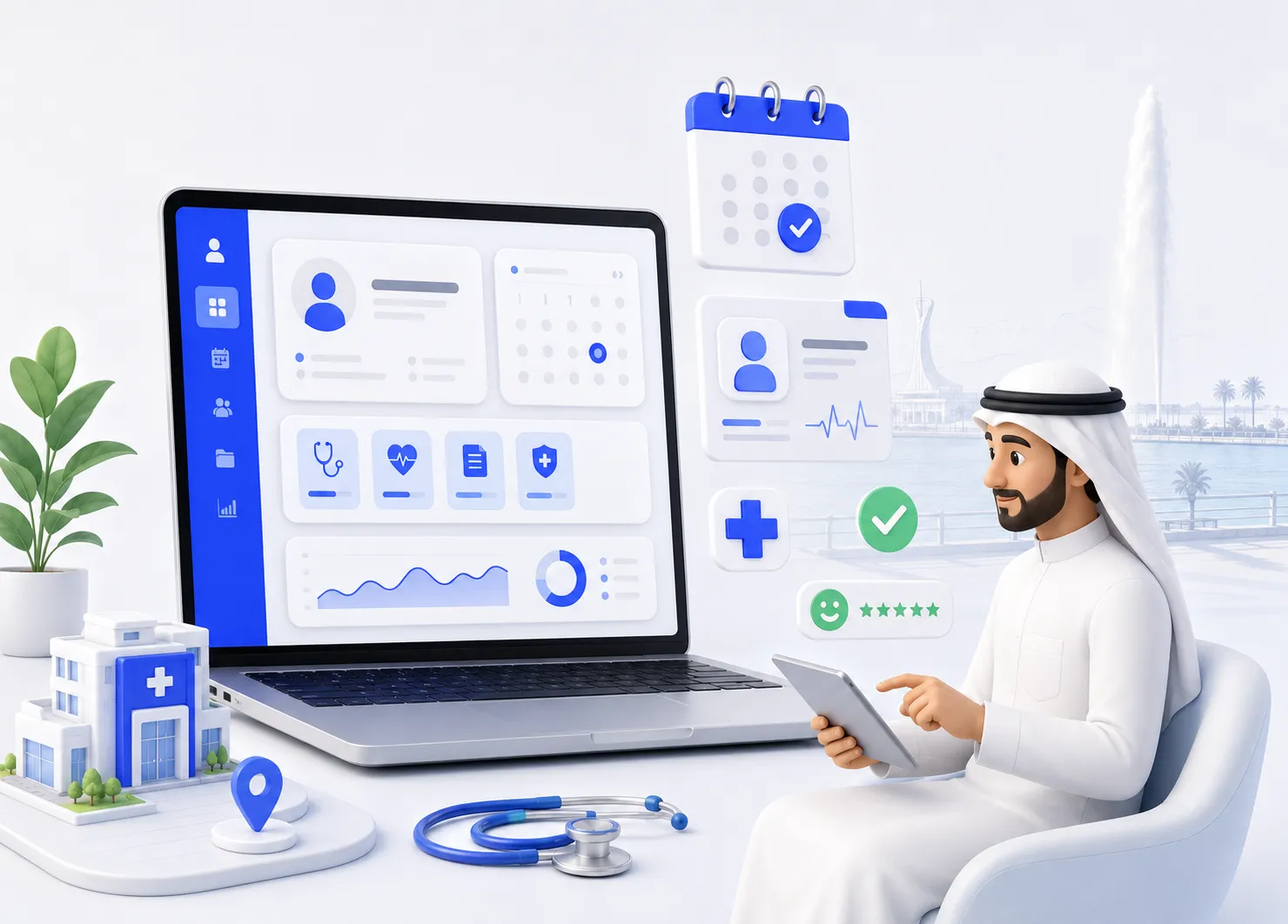 تصميم موقع لمركز طبي بجدة: حلول رقمية تساعد على إدارة الخدمات الطبية وتحسين تجربة المراجعين